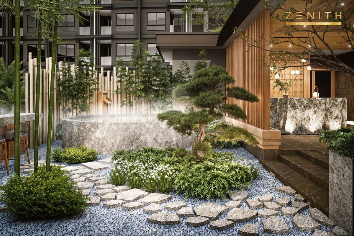 Zenith Pattaya — zen garden