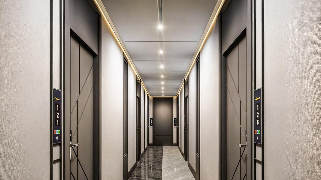 Zenith Pattaya — elevator lobby