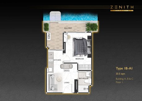 Pool Access Residence